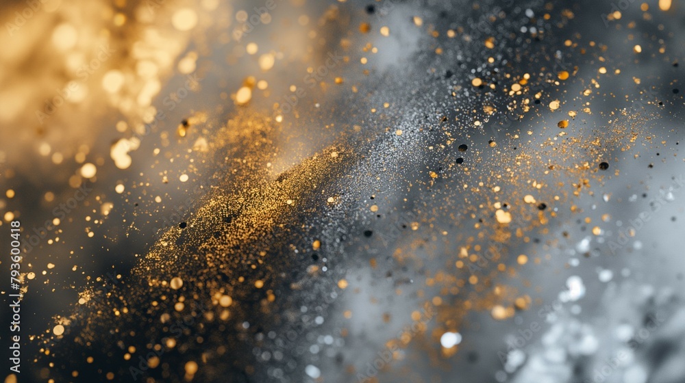 Gold and Silver Motion Geometric Pattern Background Gold and Silver Motion Geometric Pattern Background