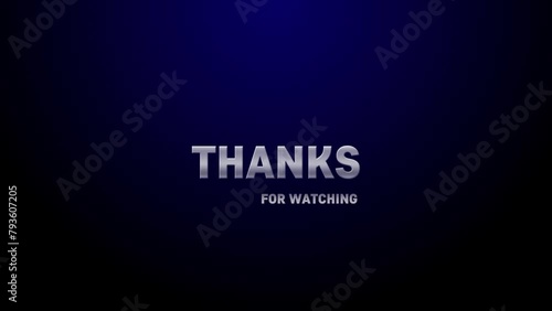 Thanks for watching the glowing light wipe effect on text.
and Smooth animated typography appeared in slow motion with a black background and YouTube end video animation. 