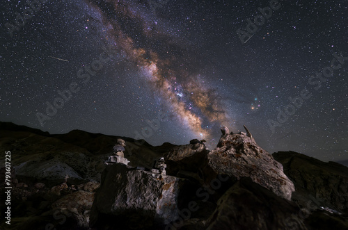 Milkyway from the Nako in Spiti valley © Mrinmay