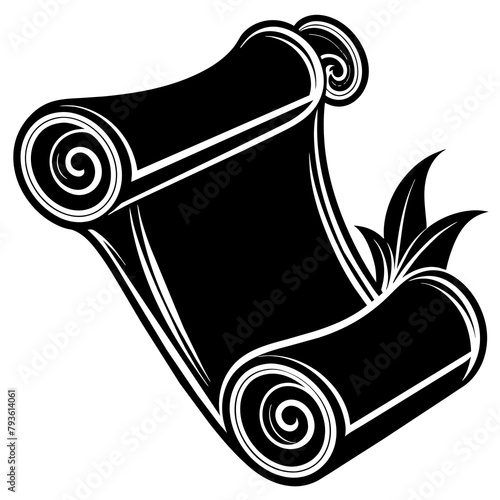 minimalistic-scroll - Vector - Vector art - Vector illustration - Vector design - Latest Vector - Ultimate Vector - Premium Vector