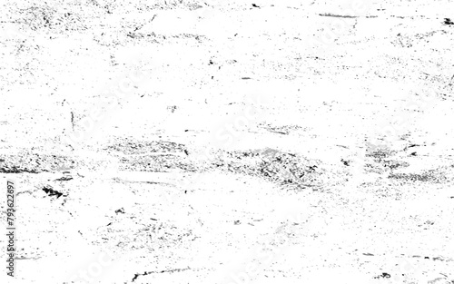Black grunge texture. The texture of paint strokes with a dry brush. Monochrome abstract grunge background. Pattern of cracks, chips, scuffs. Old vintage surface