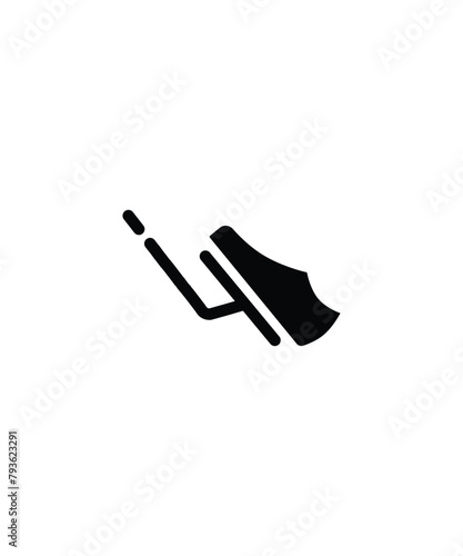 break pedal icon, vector best flat icon.