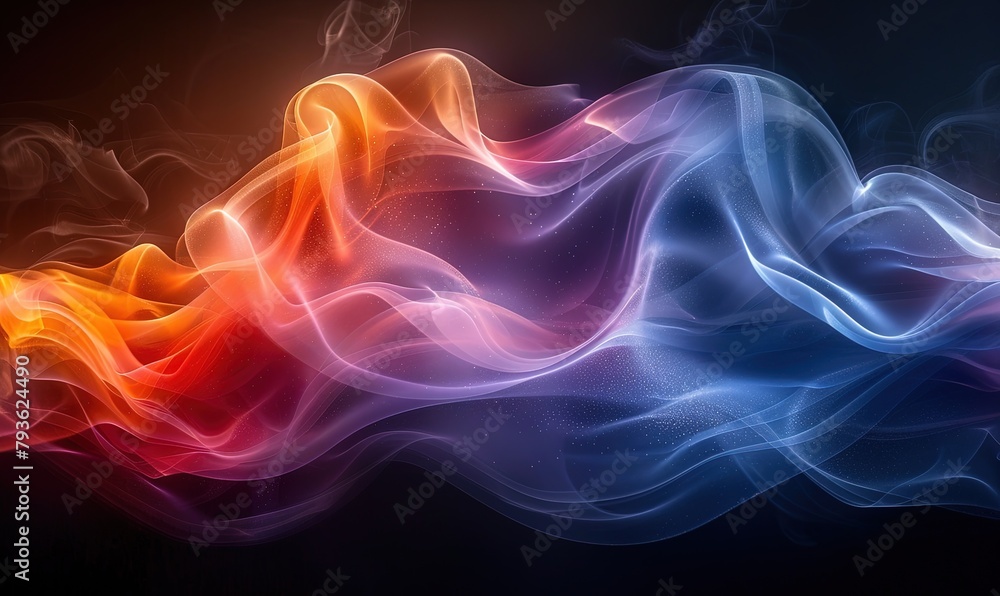 Abstract smoke on dark background for design projects Abstract smoke on dark background for design projects