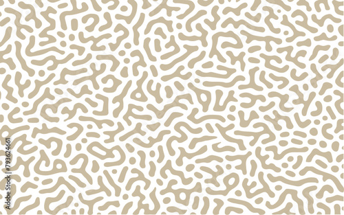 Abstract turing organic wallpaper background. Cyclic Symmetric Multiscale Turing Pattern. Monochrome texture. Most trendy cool modern abstract vector background.