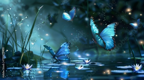 Fairy Butterflies On Water © PSCL RDL