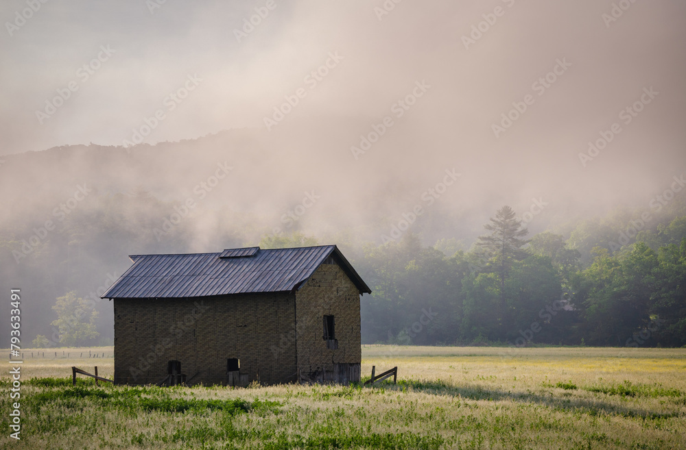 Old Brick Building at Monongahela National Forest Old Brick Building at Monongahela National Forest