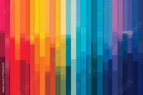 Gradient color palette for creating custom illustrations or graphics