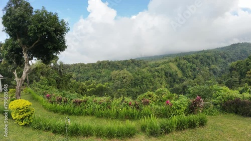 This is a timelapse video of the valley of Mount Rinjani which is called Bukit Selong