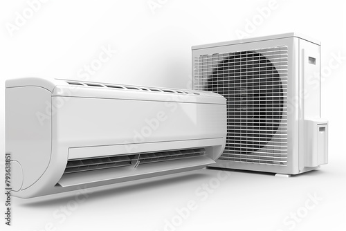 Air Conditioner isolated on a white background