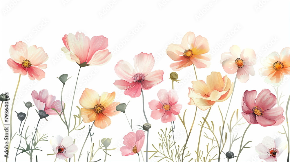 柔らかな色合いの花 柔らかな色合いの花