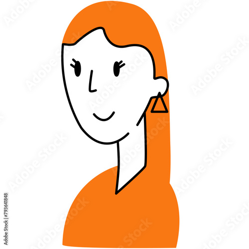 Mom vector doodle art of family 3000*3000 px. 300 dpi. SVG file.
