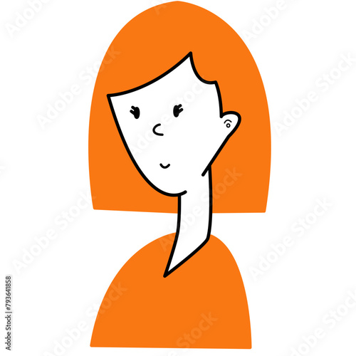 Mom vector doodle art of family 3000*3000 px. 300 dpi. SVG file.
