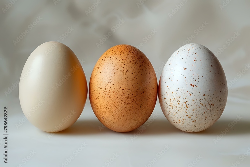 Sophisticated Egg Display: Minimalistic Composition in Soft Light Sophisticated Egg Display: Minimalistic Composition in Soft Light