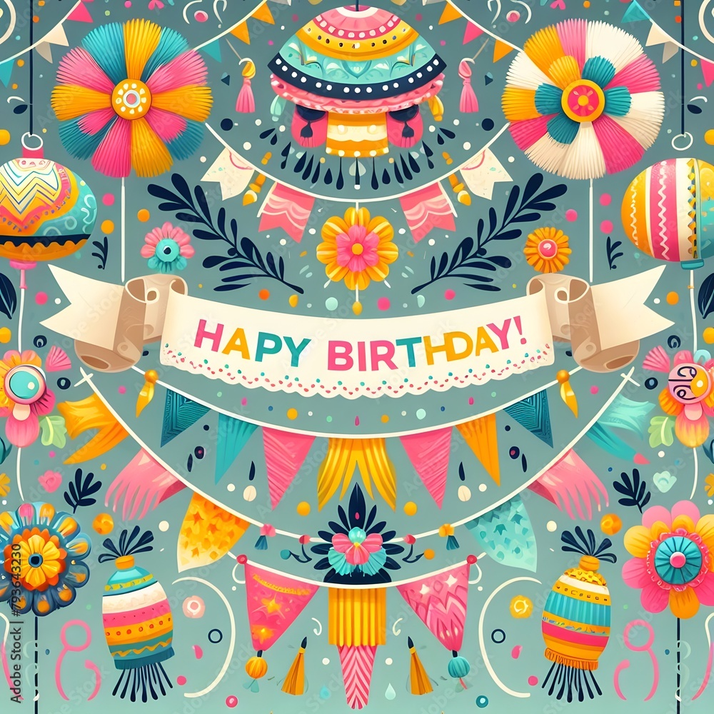 Fototapeta premium Eid Decorations Festive Ornaments for Celebrating Eid al-Fitr & Eid al-Adha Microstock Image