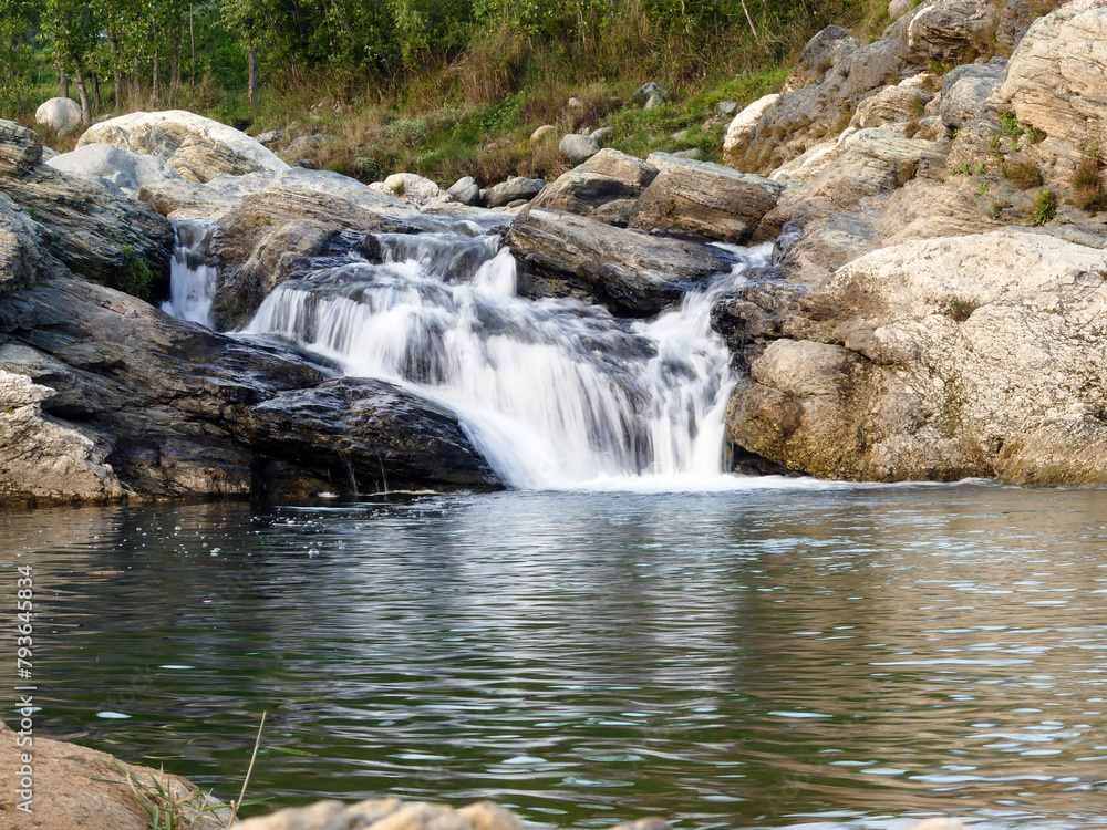 Fototapeta premium waterfall in the river