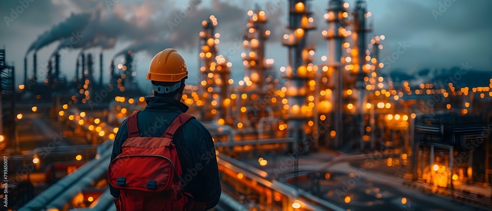 Managing LNG Terminal Storage Capacity in a Gas Refinery as an Engineer. Concept LNG Terminal, Storage Capacity, Gas Refinery, Engineering Management