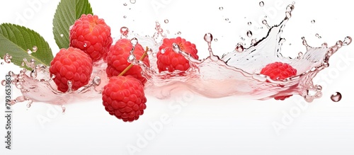 Lychees dropping into a pool of water, creating a refreshing splash