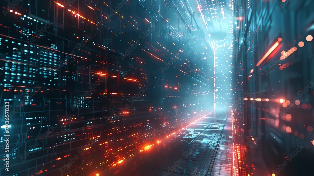 Futuristic texture resembling AI-generated virtual reality environments Futuristic texture resembling AI-generated virtual reality environments