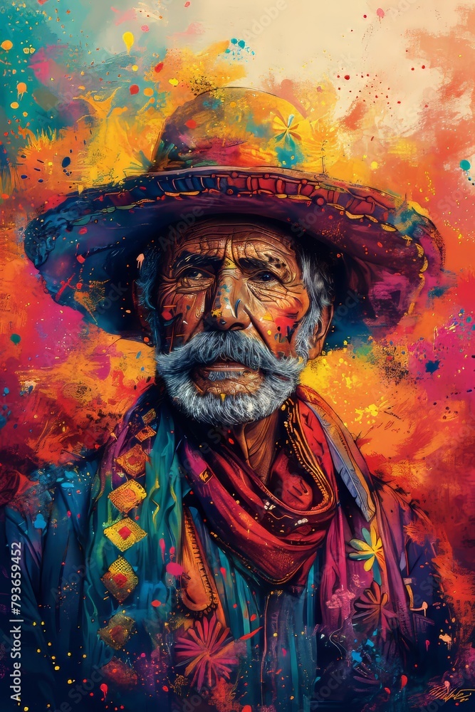 Festive Cinco de Mayo Postcard Design Generative AI Festive Cinco de Mayo Postcard Design Generative AI
