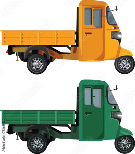 tricycle vector template design , White background