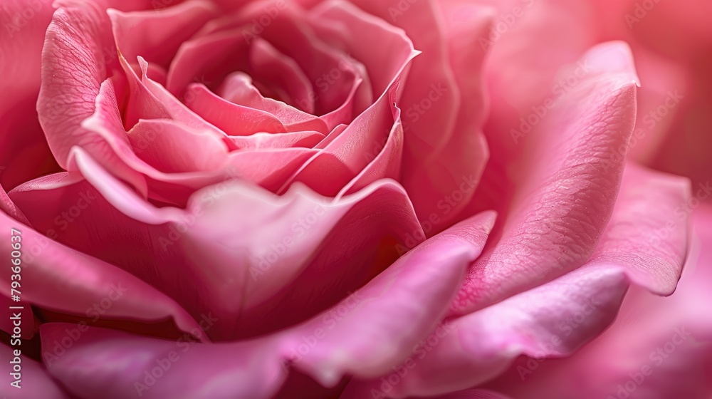 Bright pink rose center close up A display of natural beauty and emotions Bright pink rose center close up A display of natural beauty and emotions
