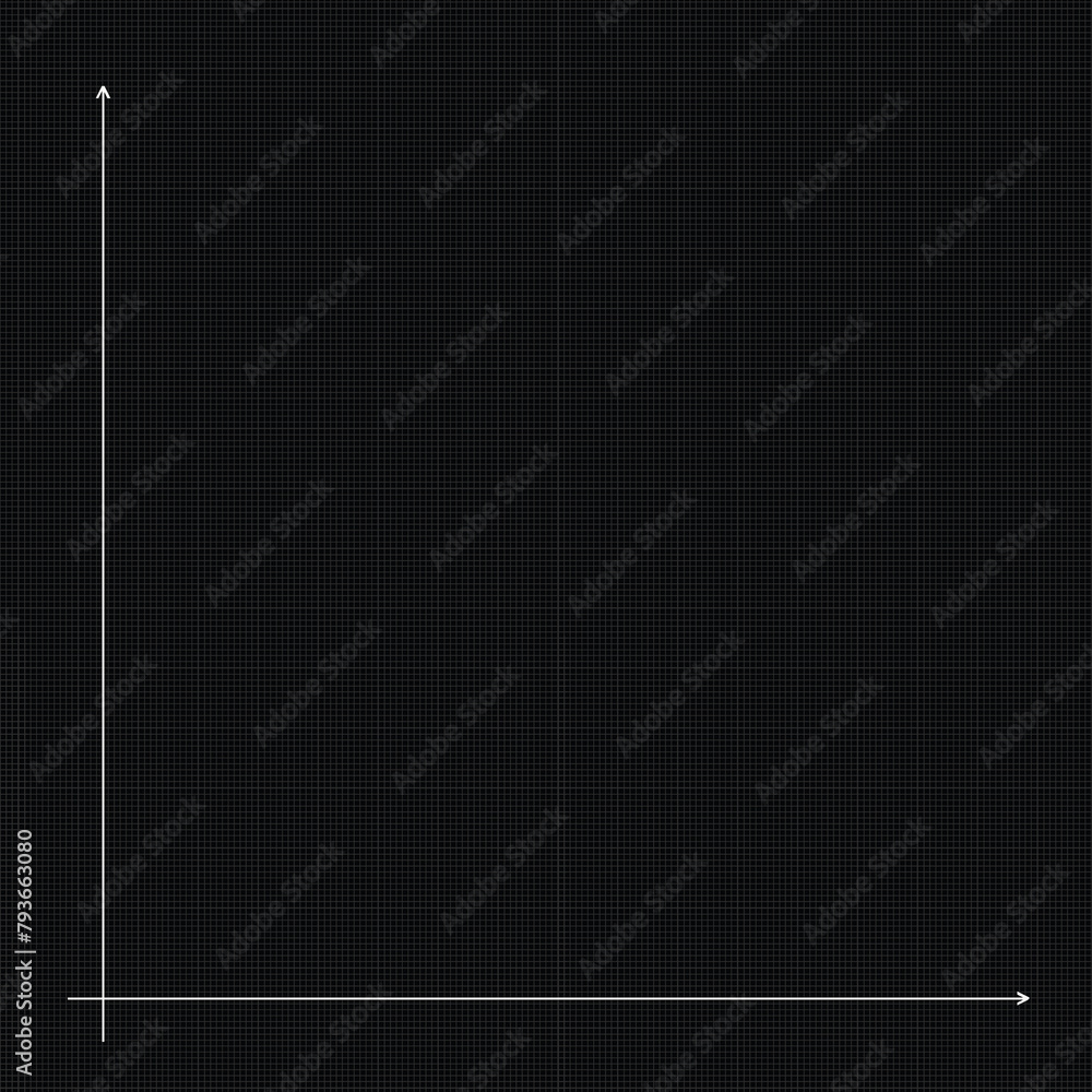 Black grid background and graph. Black grid background and graph.