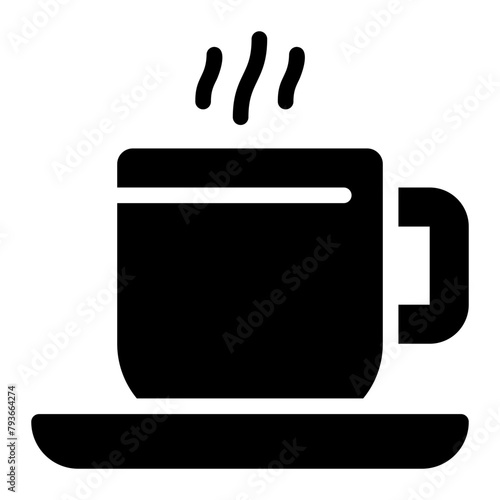 coffee cup glyph icon