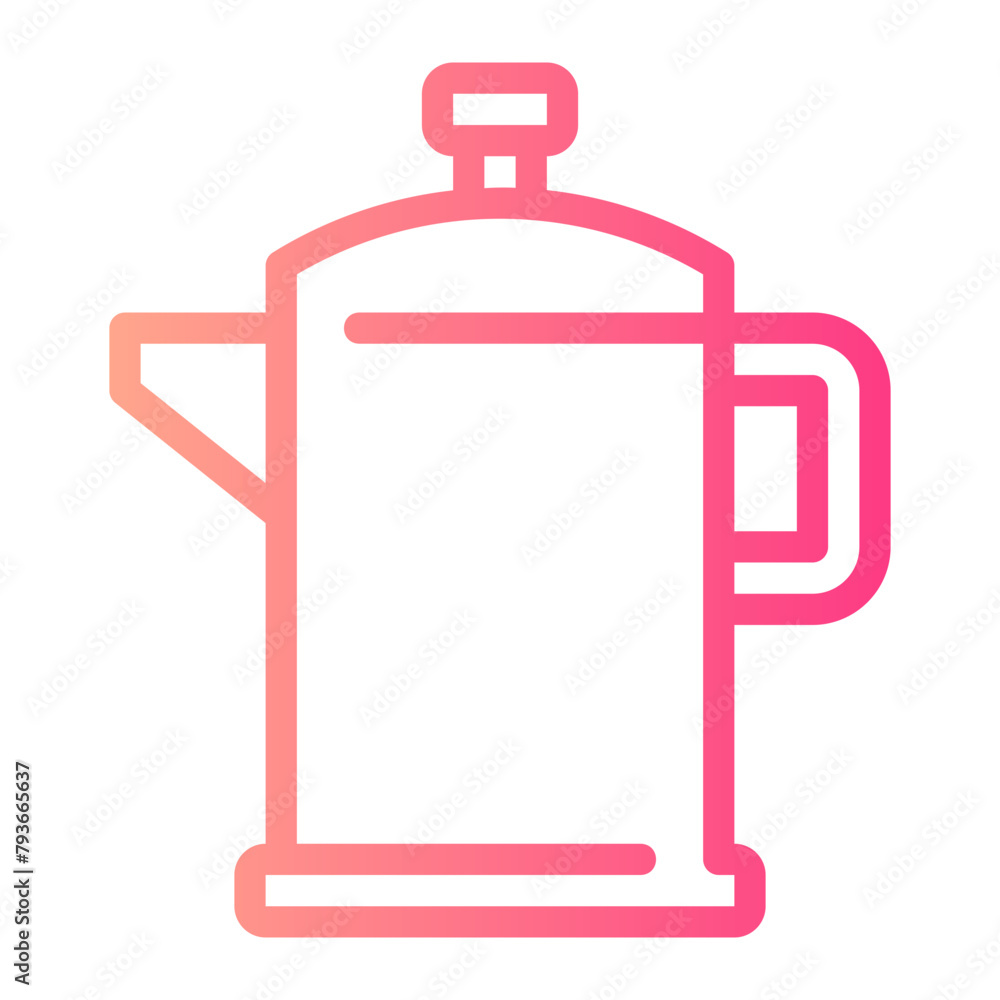 percolator gradient icon percolator gradient icon
