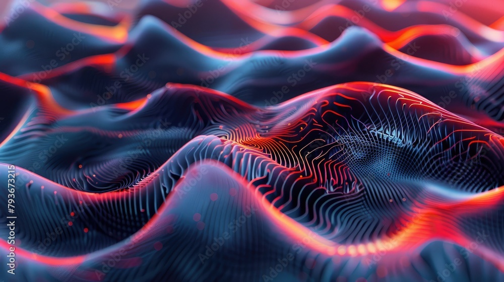 Fototapeta premium abstract fluid waves wallpaper background