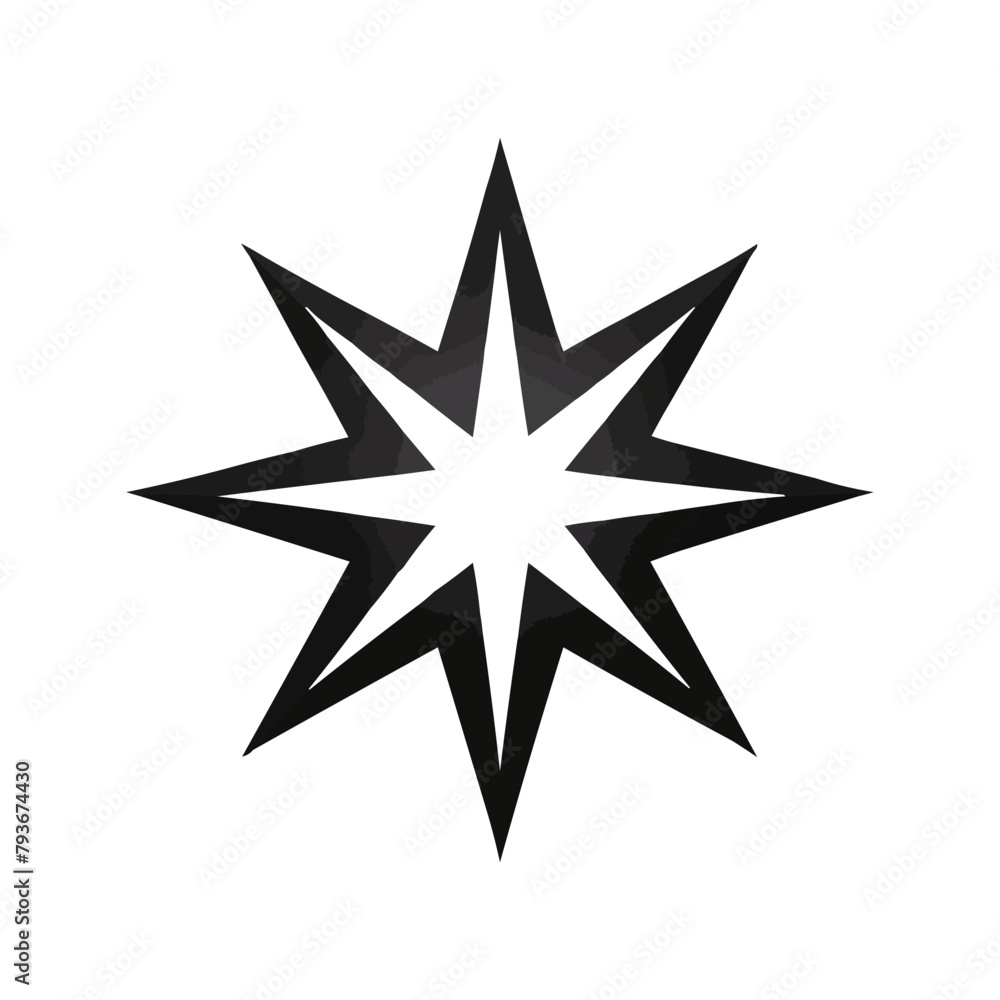 Star | Minimalist and Simple Line White background - Vector illustration Star | Minimalist and Simple Line White background - Vector illustration