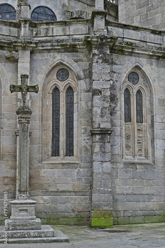 Lugo, Galizia, abside e particolari della cattedrale di Santa Maria - Spagna