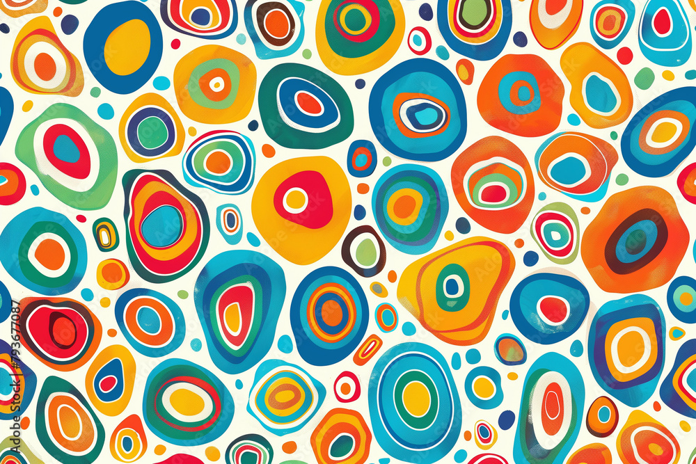 Abstract Colorful Pattern with Geometric Shapes. Good for graphic design, cards, posters, invitations	
