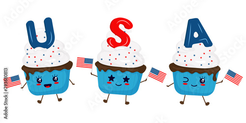 USA cupcake