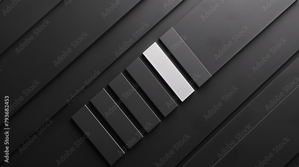 Abstract black and white background with stripes. 3d rendering mock up Abstract black and white background with stripes. 3d rendering mock up