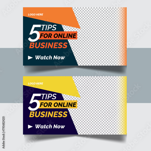 corporate, cover, marketing, media, post, promotion, service, social, timeline, video, web, business, modern, banner, digital, youtube thumbnail.