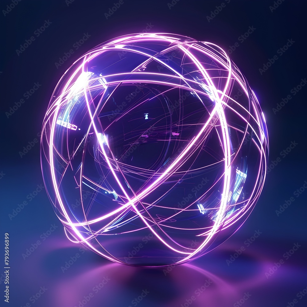 Luminous Spherical Vortex of Glowing Energy and Digital Connections Luminous Spherical Vortex of Glowing Energy and Digital Connections