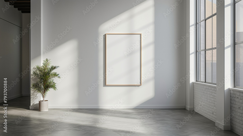 Frame and poster mockup, frame on empty wall, interior mockup with house background. Modern soft minimalism and boho interior design. 3D rendering style, luxury apartment Frame and poster mockup, frame on empty wall, interior mockup with house background. Modern soft minimalism and boho interior design. 3D rendering style, luxury apartment