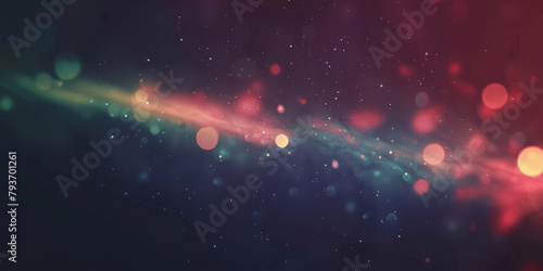 a blue yellow red green gold background with stars. Suitable for celestial, festive, or glamorous design , holiday-themed graphics.glitter lights. de focused. banner.bokeh blur circle	
 photo