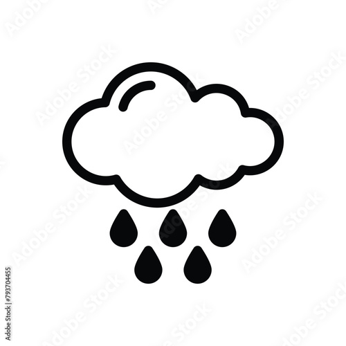 Downpour vector icon