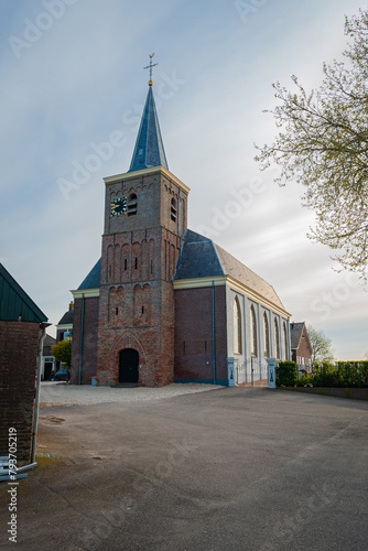 Reformed church of Polsbroek-Vlist in the village of Polsbroek in the west of the Netherlands