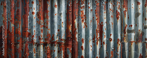  Grunge corrugated metal background texture
