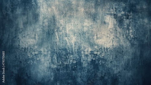 Dark blue and gray grunge background texture photo