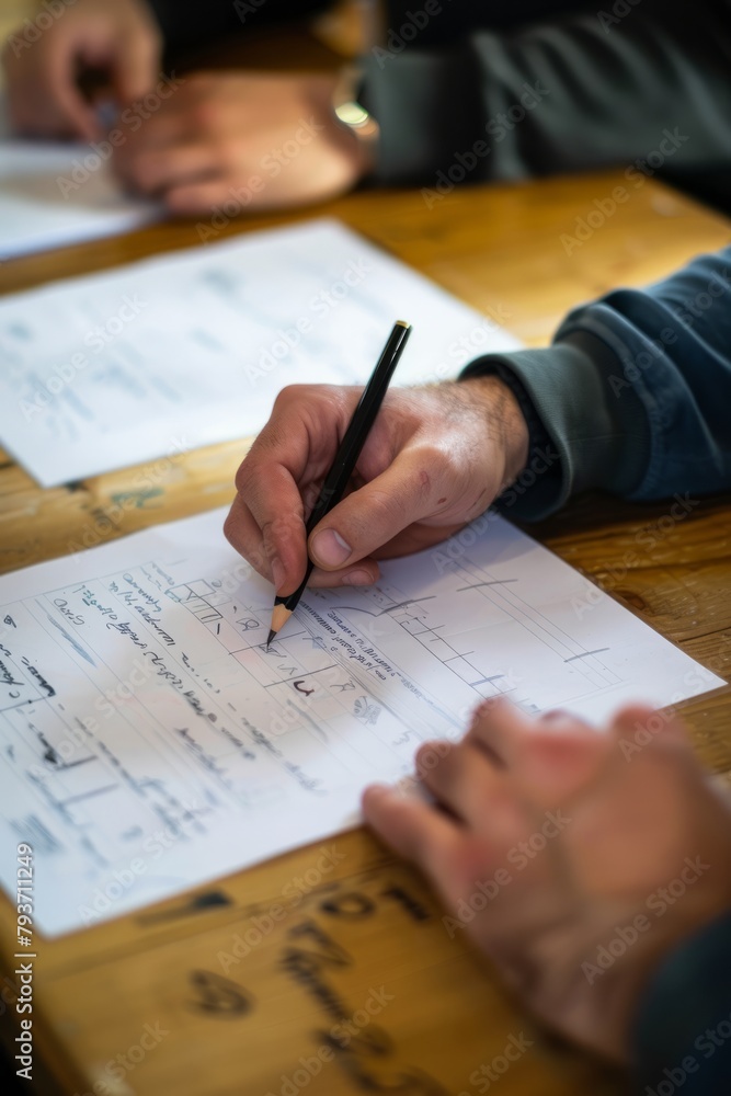Professional Photography of a candidate undergoing a skills assessment test as part of their job interview process, demonstrating their proficiency, Generative AI Professional Photography of a candidate undergoing a skills assessment test as part of their job interview process, demonstrating their proficiency, Generative AI