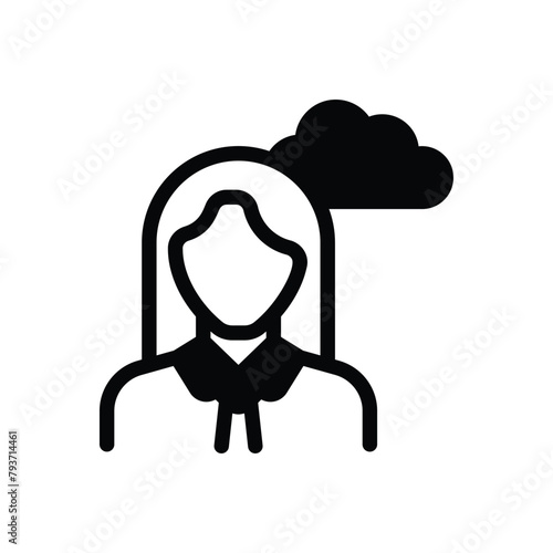 Meteorologist vector icon