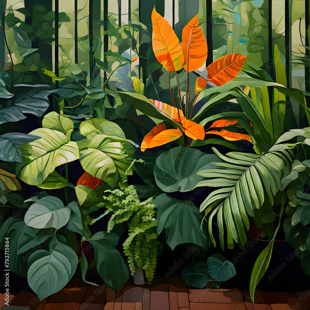 Obraz premium orange and yellow flowers