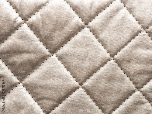 Aluminum layered quilted fabric