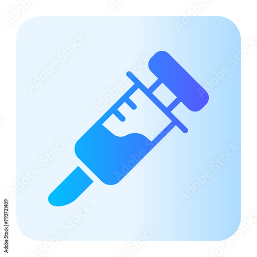 syringe gradient icon