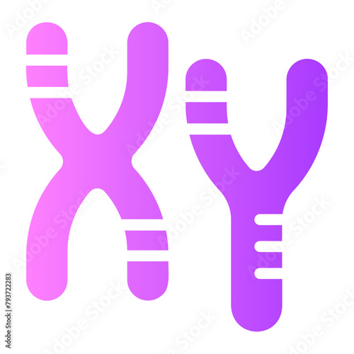 chromosome gradient icon