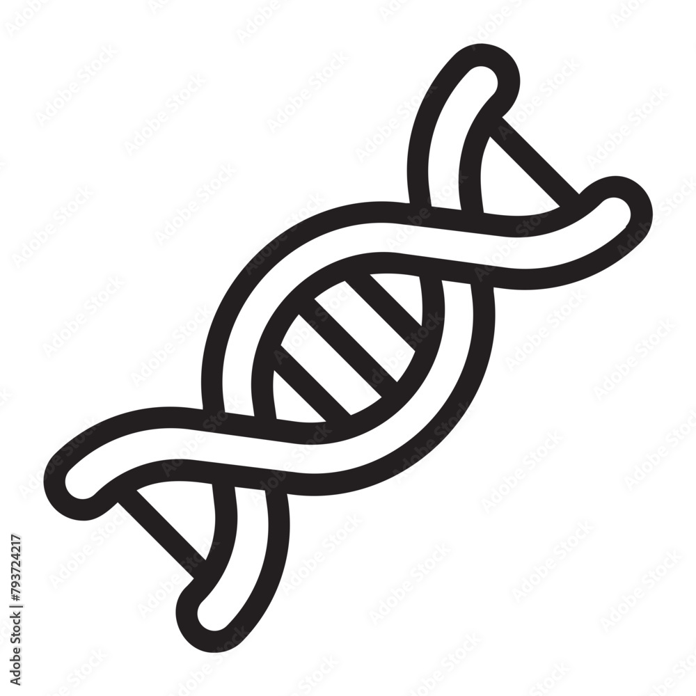 dna line icon dna line icon