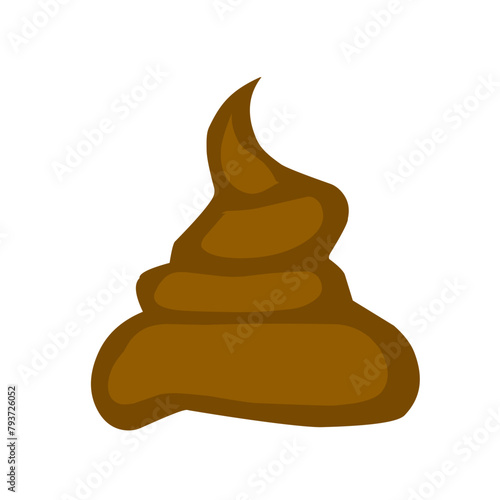 poop vector icon